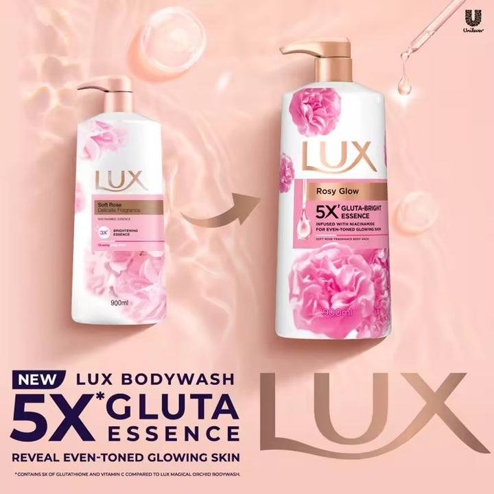 Lux Liquid Body Wash Soft Rose Refill 800ml