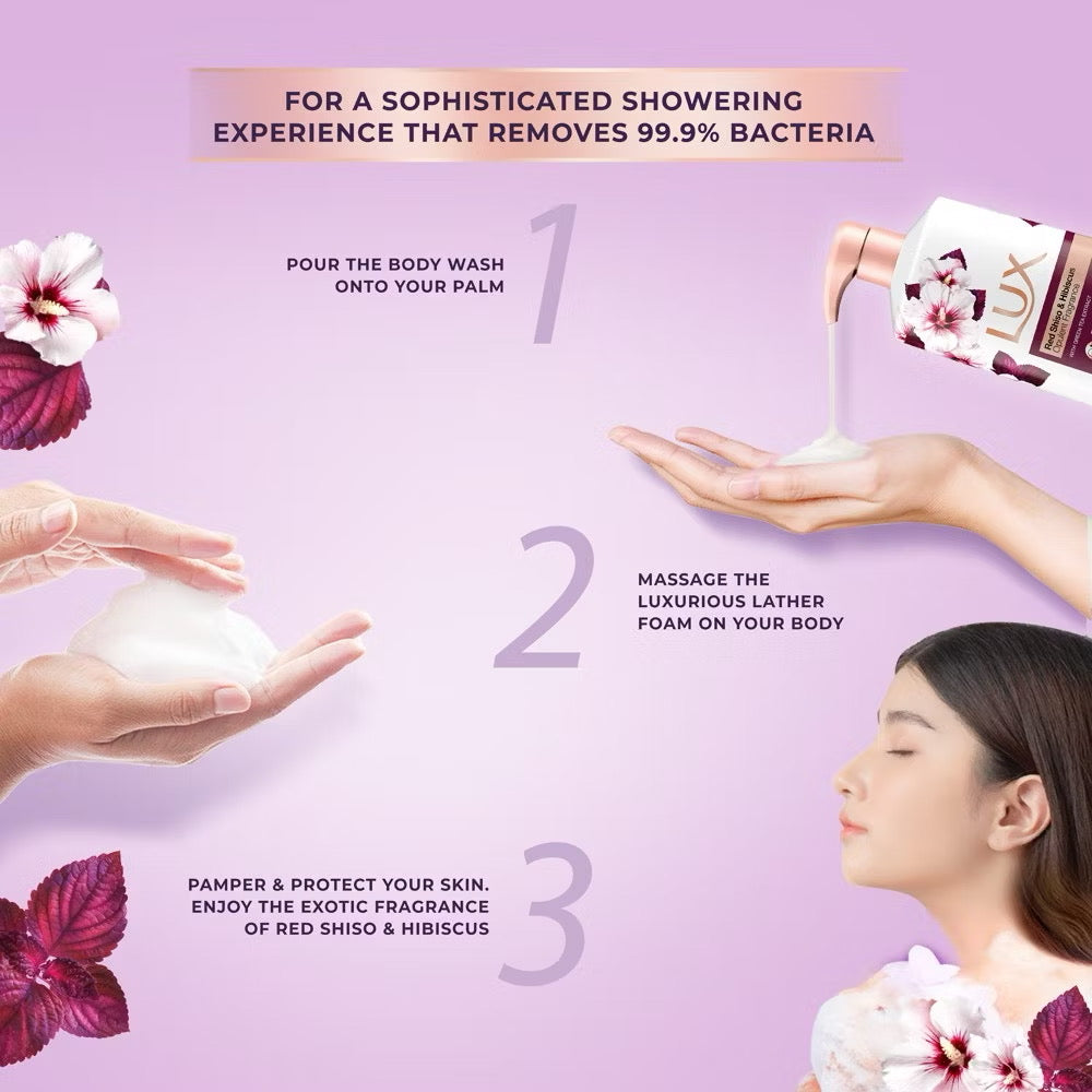 Lux Liquid Body Wash Red Shiso 900ml