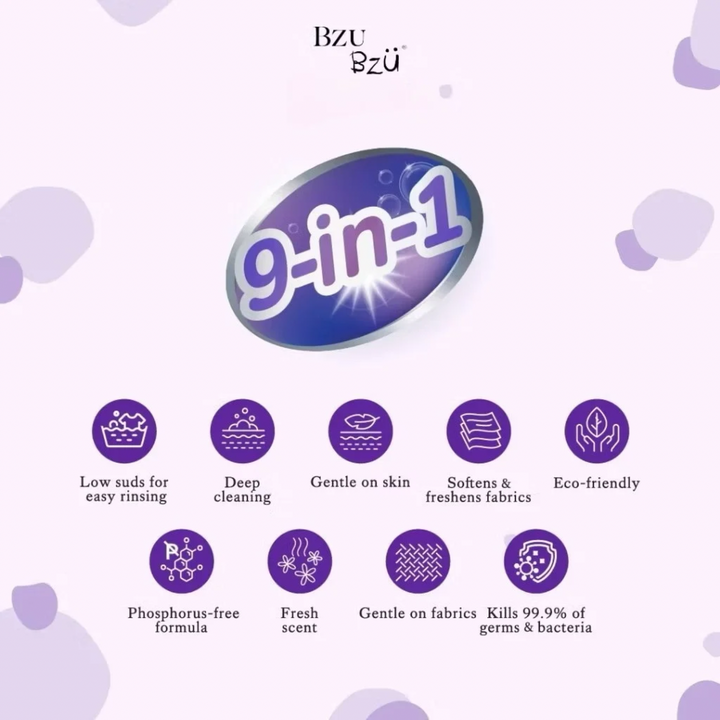 BzuBzu Family Antibacterial Laundry Detergent 3L