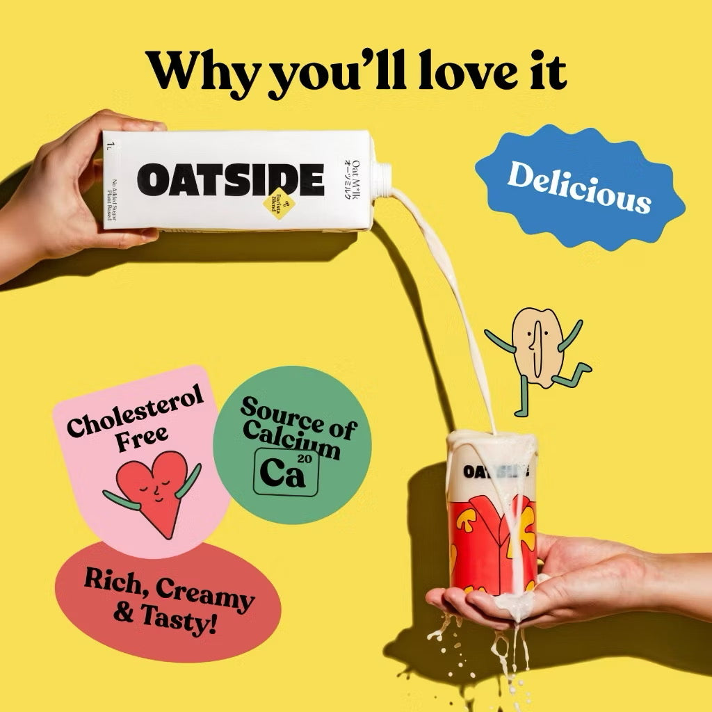 Oatside Oat Milk Barista Blend 1L