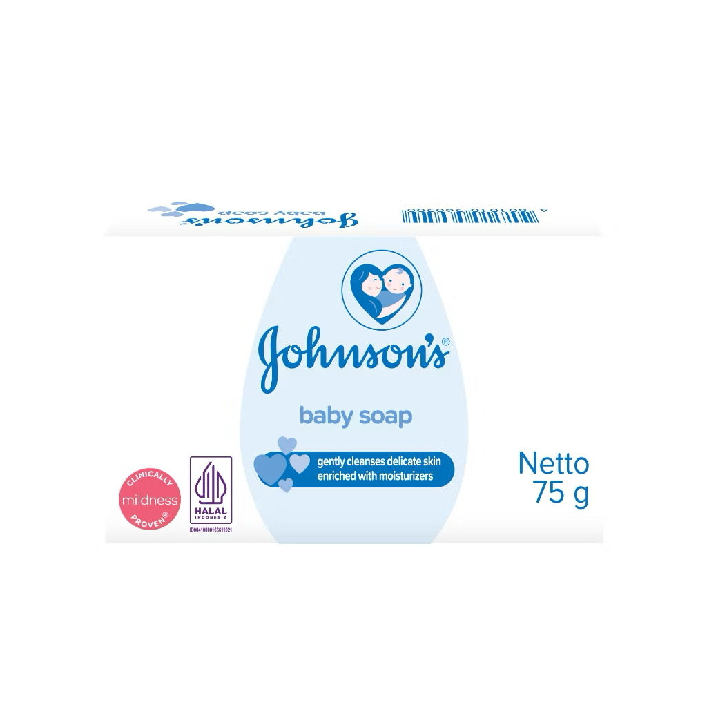 Johnsons Baby Soap Regular 75G x 3 pack