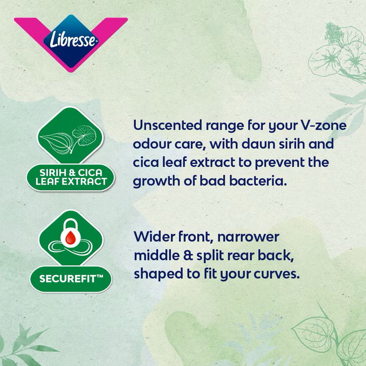 Libresse Daun Sirih Odour Care Maxi Wing 24cm (3X16) Big Value Pack