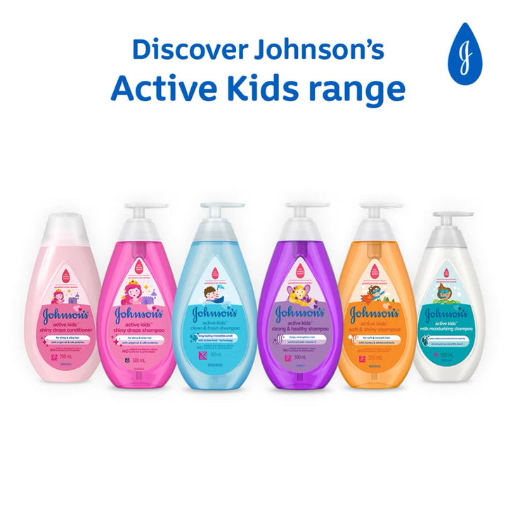 Johnsons Active Kids Shiny Drops Shampoo 200ml