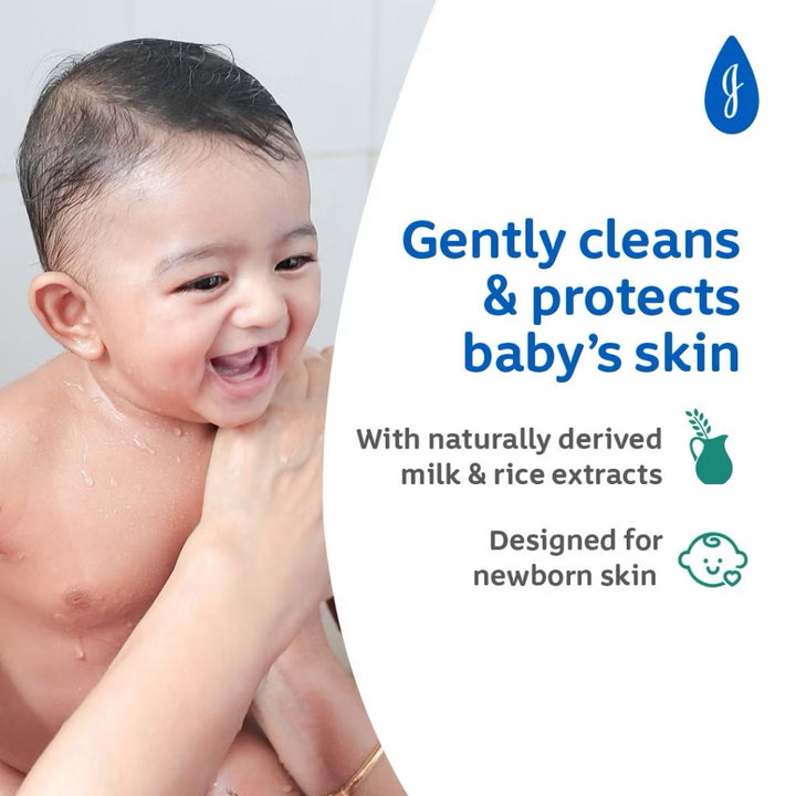 Johnsons Baby Bath Milk + Rice 600ml Twin Pack