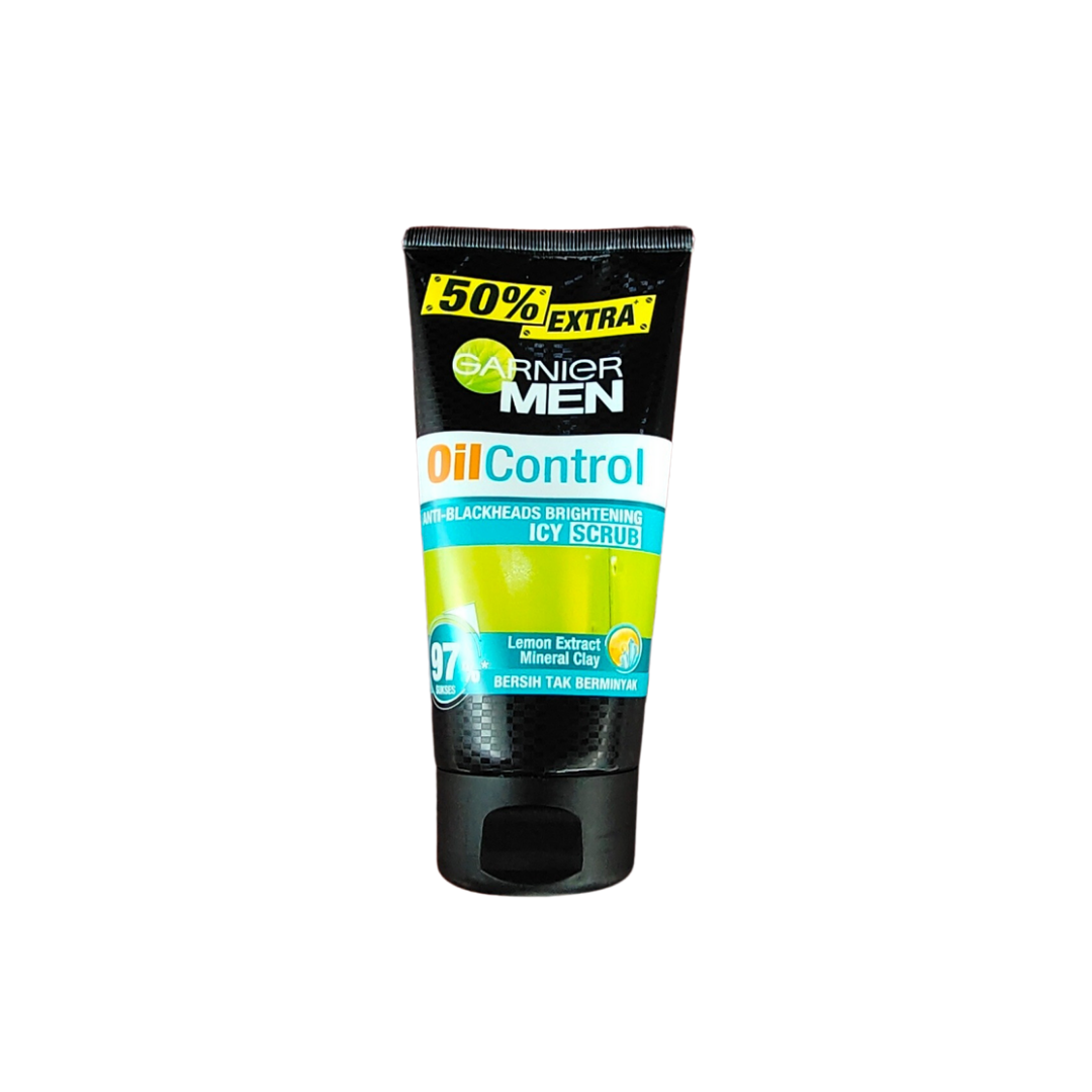 Garnier Men Turbolight Oil Control Foam Scrub 150ml