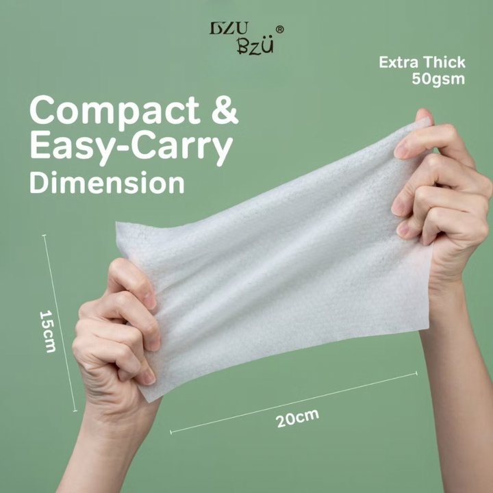 BzuBzu Antibacterial Baby Wipes 80 Wipes Value Pack