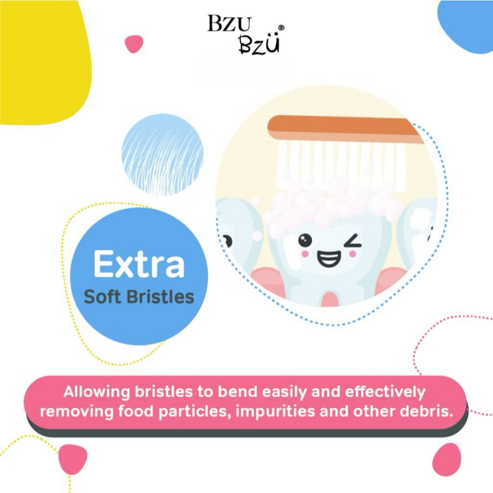 BzuBzu Kids Toothbrush For 8+ Years Twin Pack