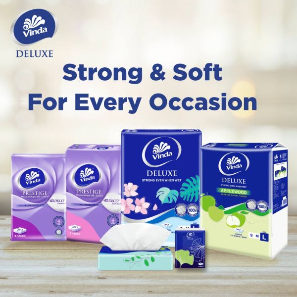 VINDA Deluxe Tissue 3 ply (S) 50S x 4