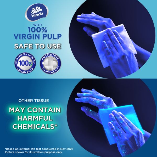 VINDA Deluxe Tissue 3 ply (S) 50S x 4