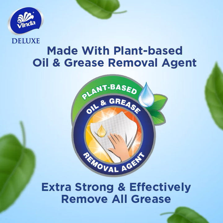 VINDA Deluxe Kitchen Wipes 2x40s