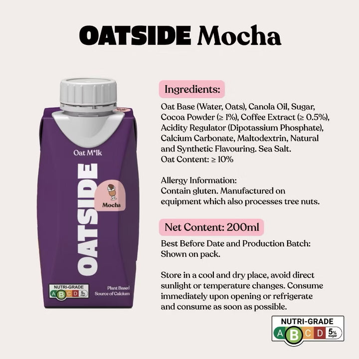 Oatside Oat Milk Mocha 200ML