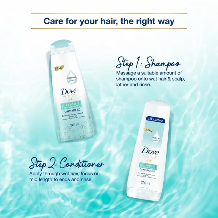 Dove Hair Conditioner Fresh Nourishment 300ml