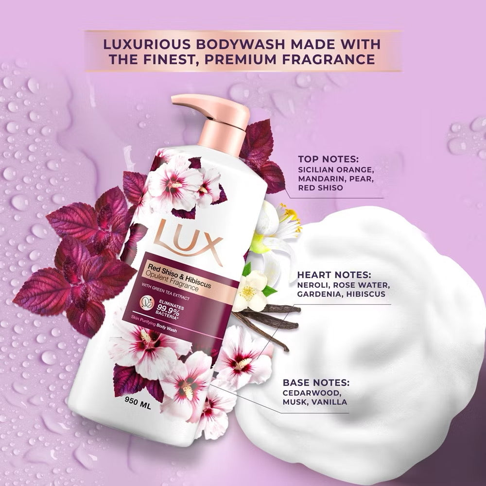 Lux Liquid Body Wash Red Shiso 900ml