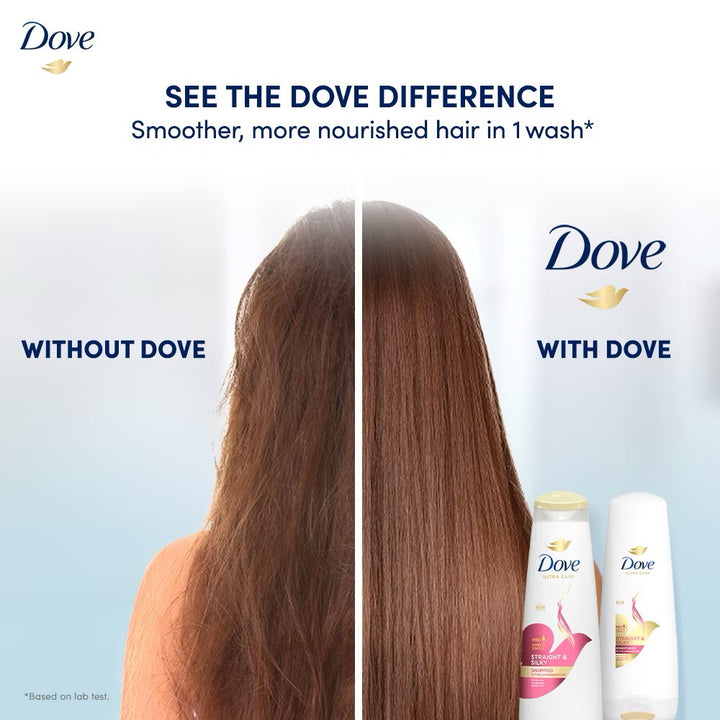 Dove Shampoo Straight & Silky 330ml