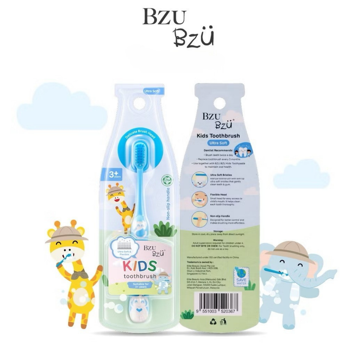 BzuBzu Kids Toothbrush Blue