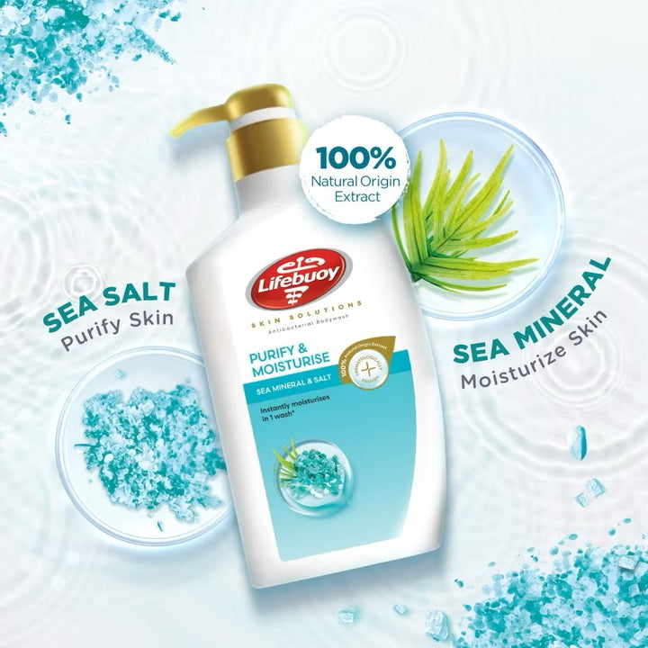 Lifebuoy Body Wash Sea Salt 900ml