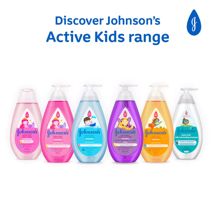 Johnsons Active Kids Milk Moisturizing Shampoo 500ml