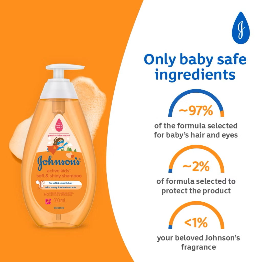 Johnsons Active Kids Soft & Smooth Shampoo 100ml