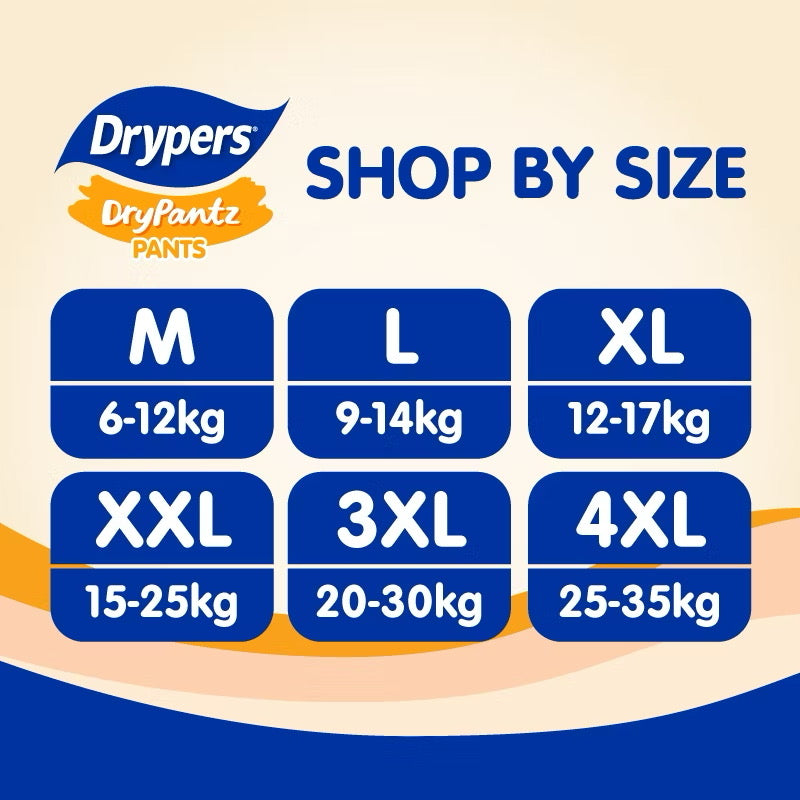 Drypers Drypantz XXL 3s
