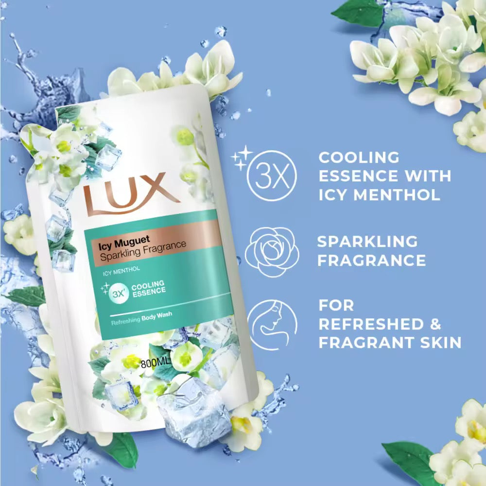 Lux Shower Icy Muguet 900ml