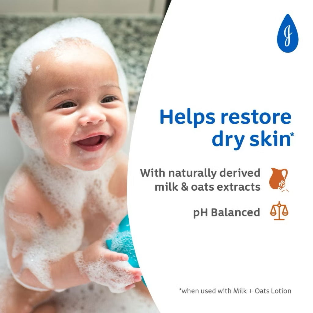 Johnsons Baby Bath Milk + Oat 1000ml