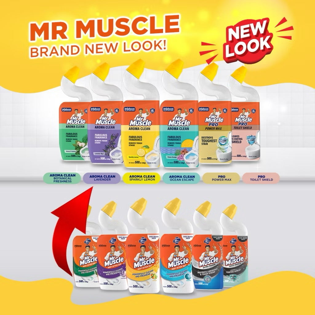 Mr Muscle Multipurpose Toilet & Bathroom Cleaner Pine (Twin Pack) 500ml x 2