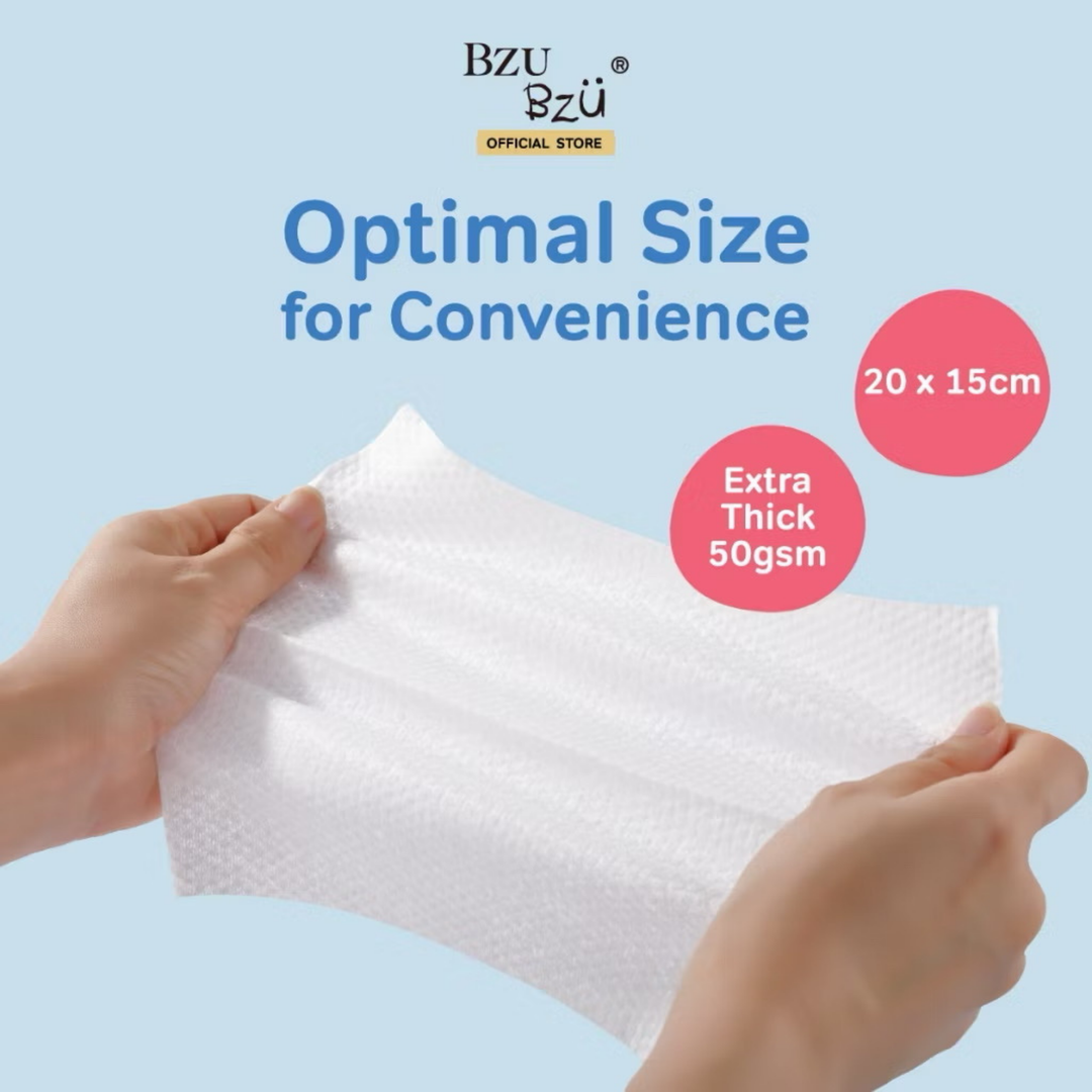 BzuBzu Ultra Gentle Baby Wipes 10 Wipes