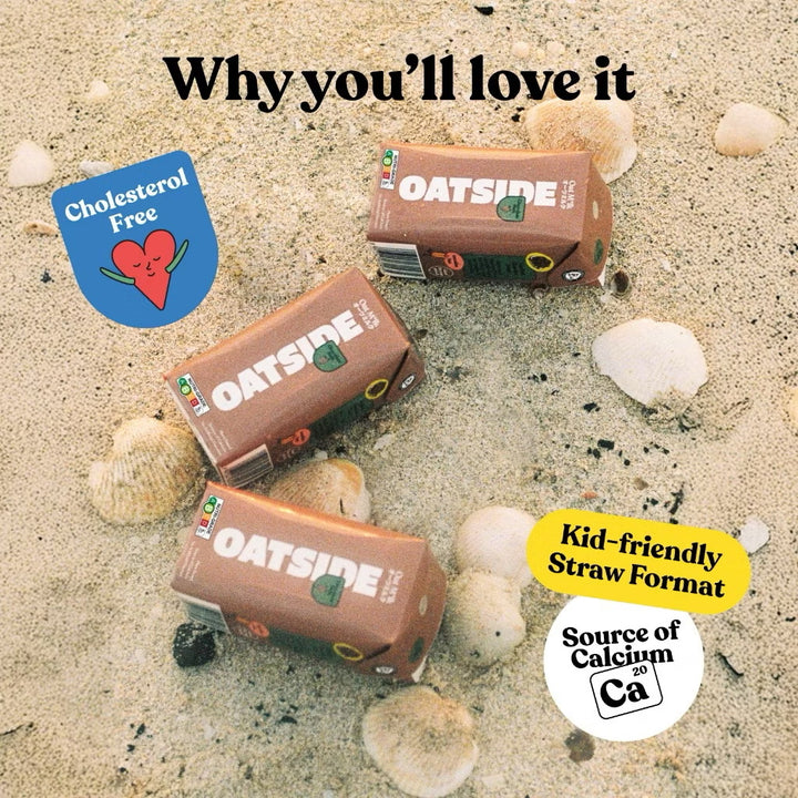 Oatside Chocolate Malt Oat Milk 200ML (Pack of 3)