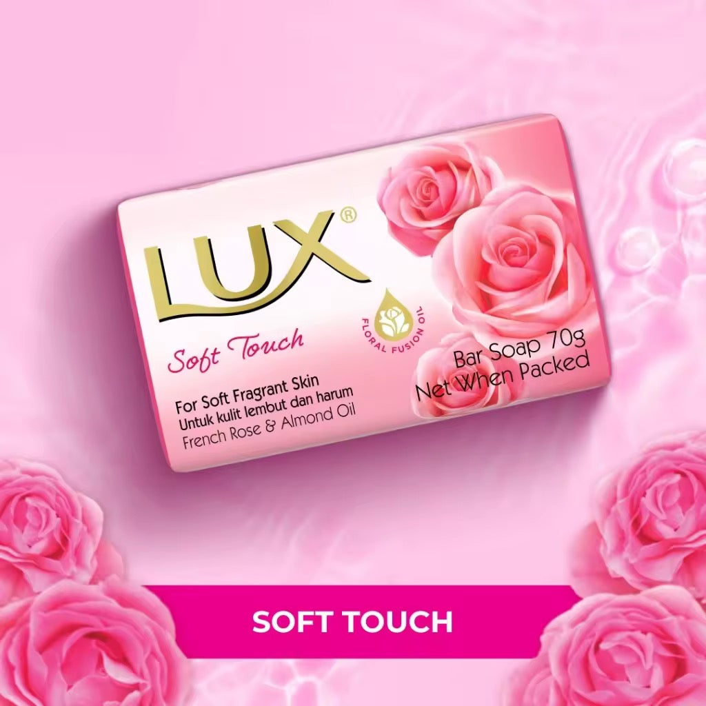 Lux Soft Touch Bar Soap 3X70G