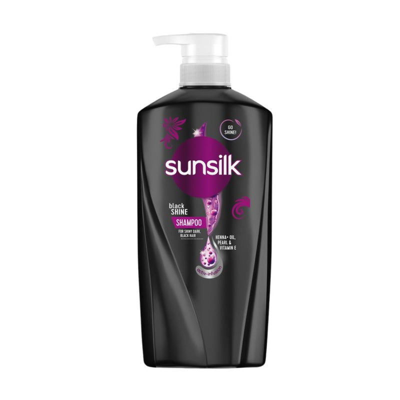 Sunsilk洗发水黑色光泽650ml