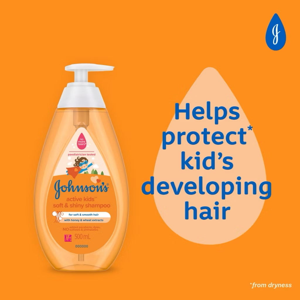 Johnsons Active Kids Soft & Smooth Shampoo 100ml