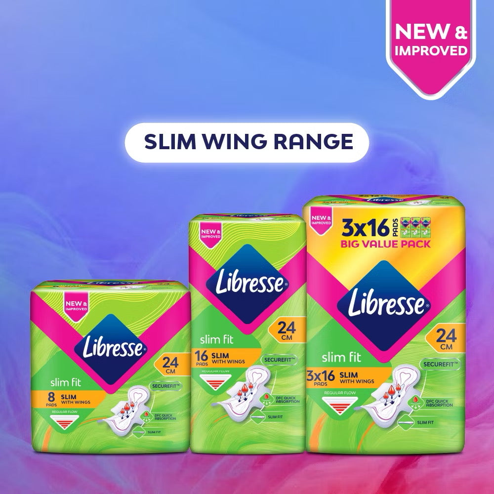 Libresse SlimW 24cm 3x16s Big Value Pack