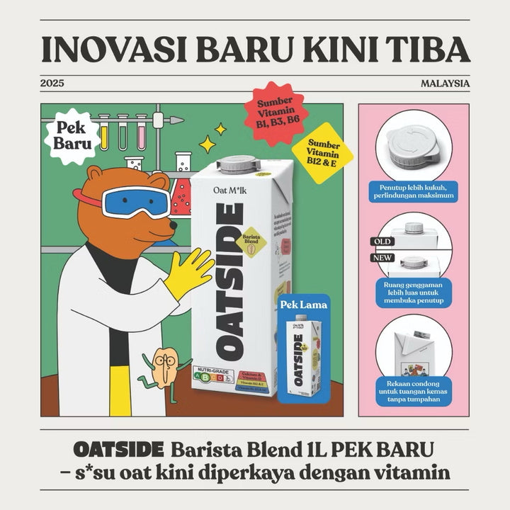 Oatside Oat Milk Barista Blend 1L