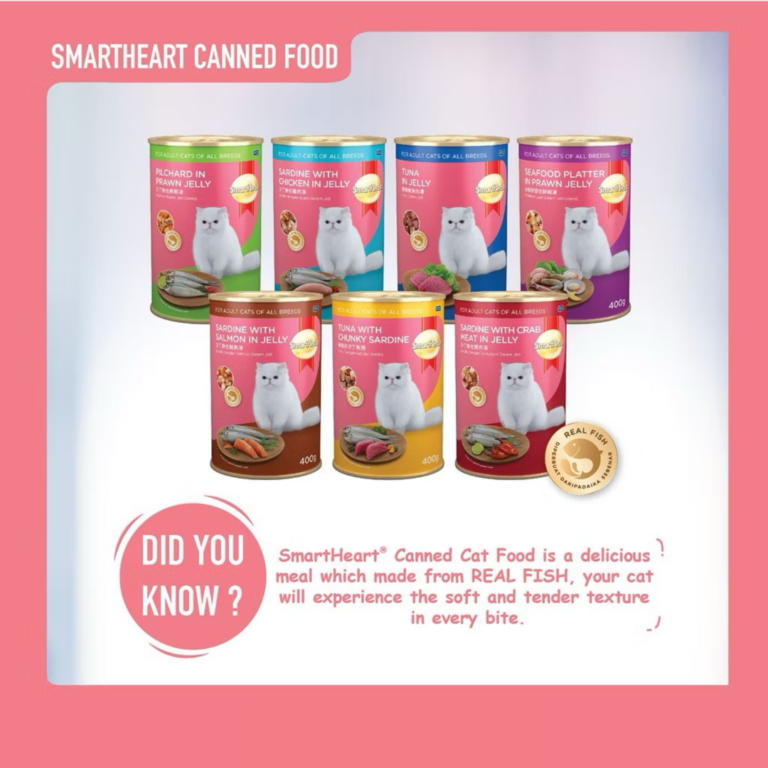 Smart Heart Cat Canned Food Tuna 400g