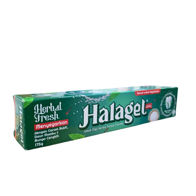 Halagel草本牙膏印em和丁香（绿色）200克