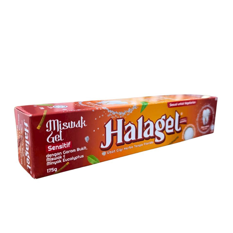 Halagel Gel牙膏Miswak和岩盐（黄色）175g