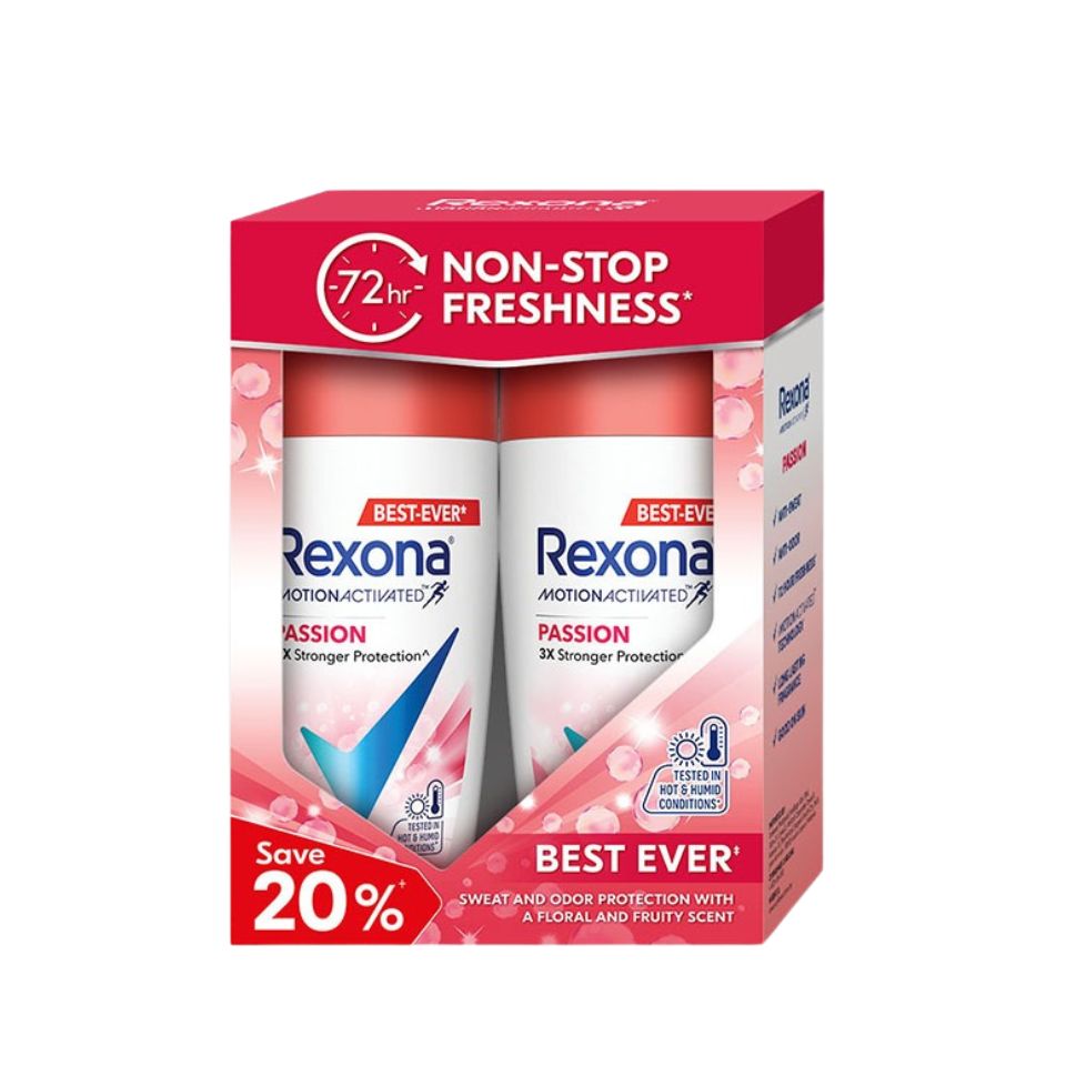 Rexona Roll-On Women - Passion (Twin) 45ml X 2