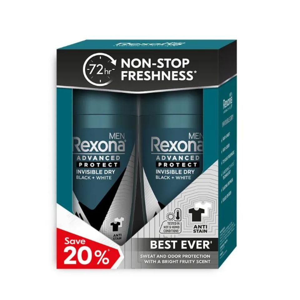 Rexona Roll-On Men-男士干爽（双包装）50ml X 2