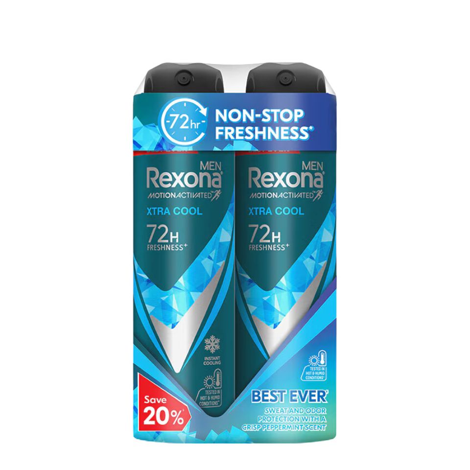 Rexona Spray Men-Xtra Cool（双包装）150ml X 2