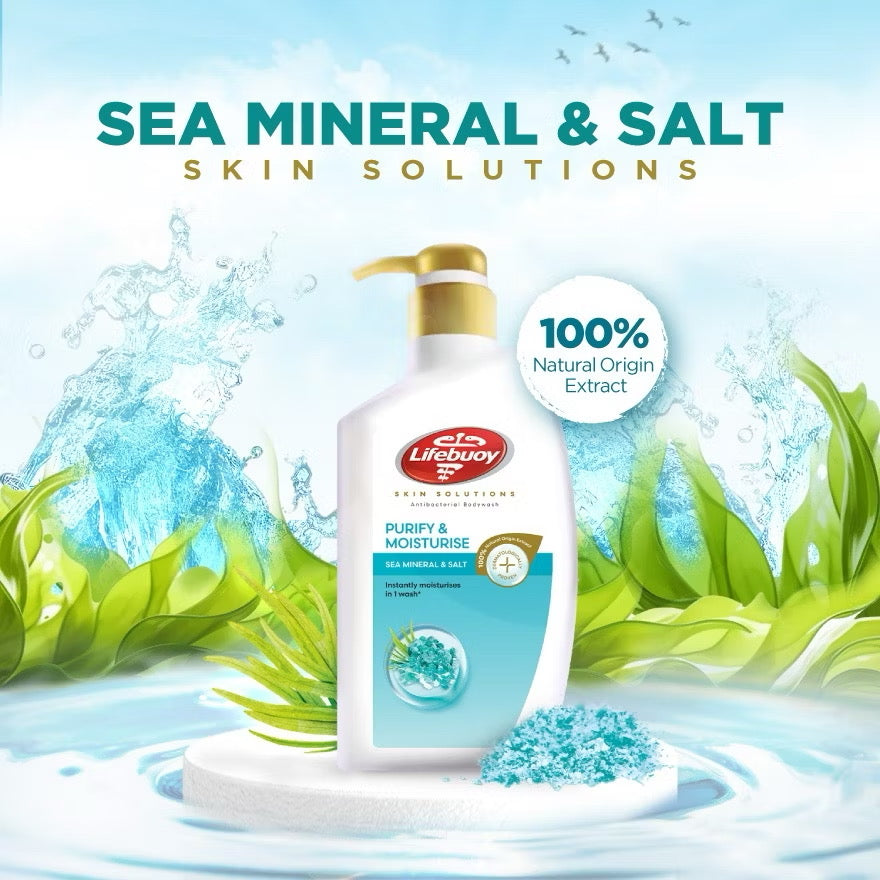 Lifebuoy Body Wash Sea Salt 900ml