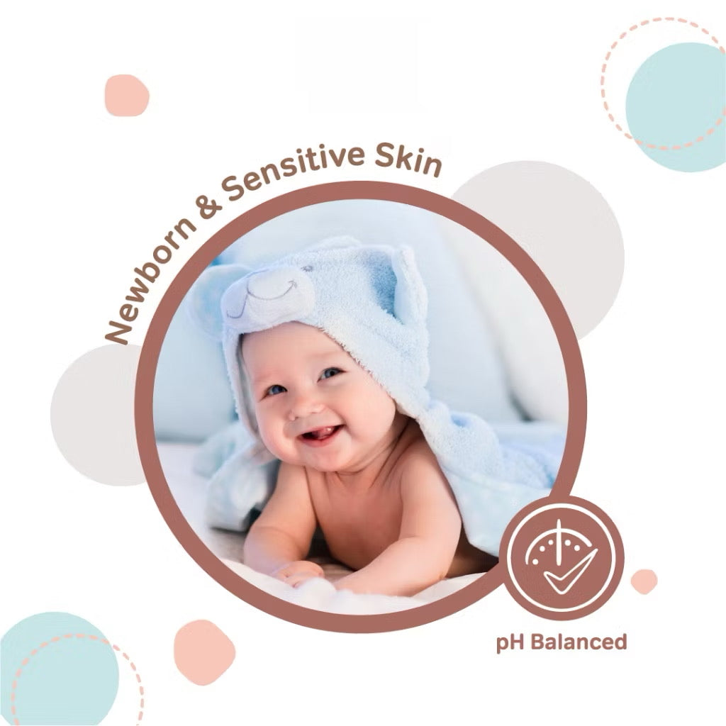 BzuBzu Baby Head-To-Toe Wash Oat+ Milk 600ML