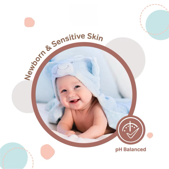 BzuBzu Baby Head-To-Toe Wash Oat+ Milk 600ML