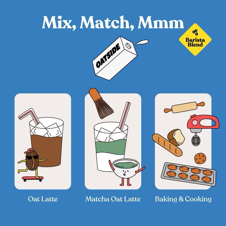Oatside Oat Milk Barista Blend 1L