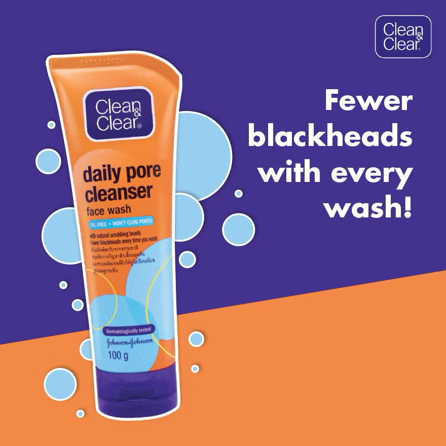 Clean & Clear Daily Pore Cleanser 100G