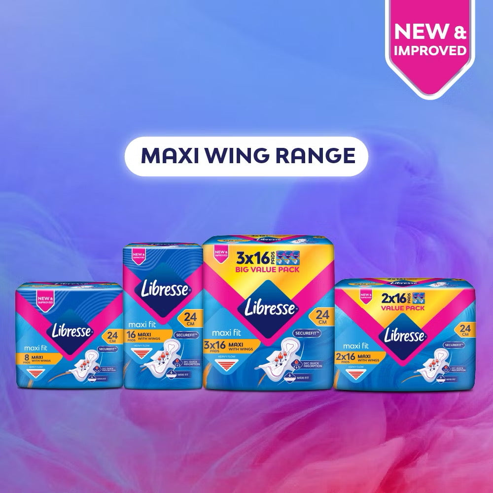 Libresse MaxiW 24cm 3x16s Big Value Pack