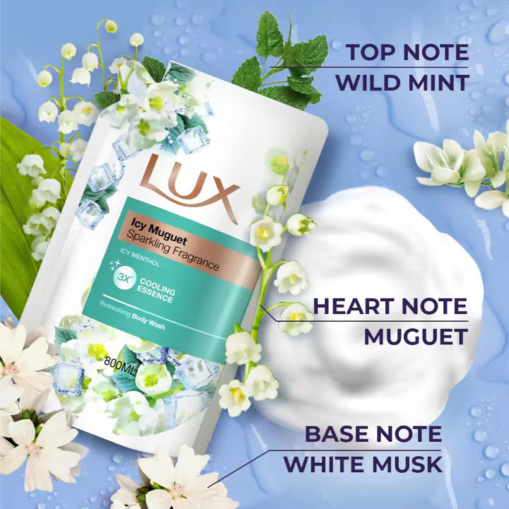 Lux Shower Icy Muguet 900ml