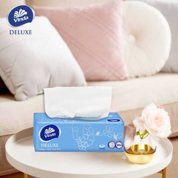 VINDA Deluxe Tissue 3 ply BL 100S 1 Box