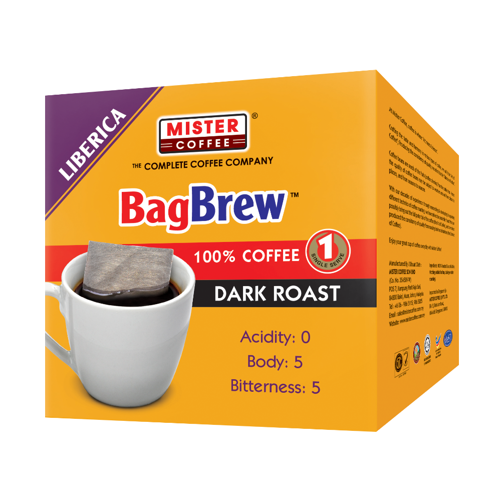 Mister Coffee BagBrew Liberica 10X10g