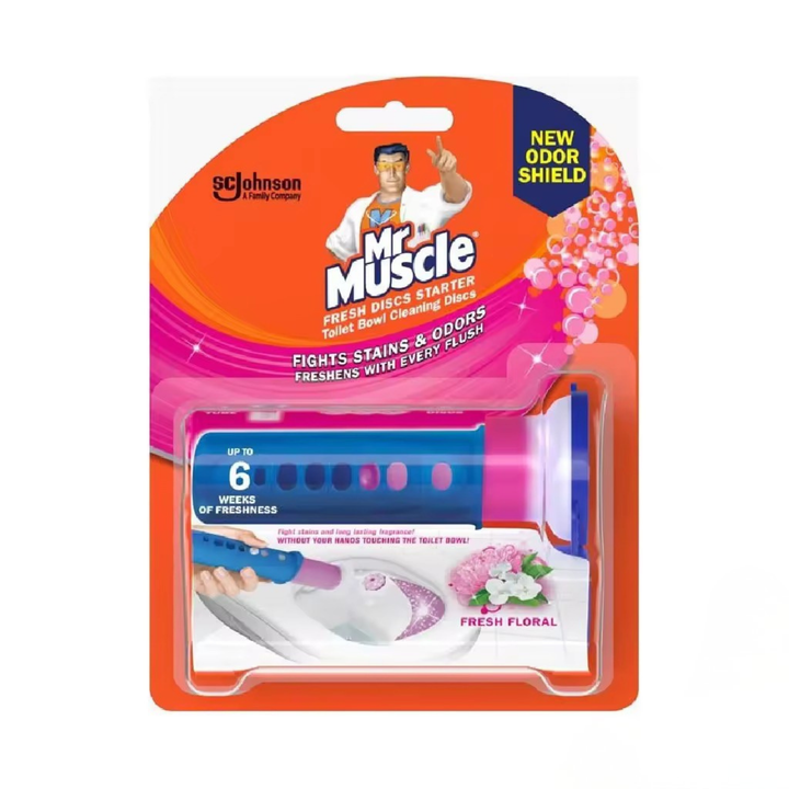 Mr Muscle Fresh Floral Starter Disc 6 discs/ 38g