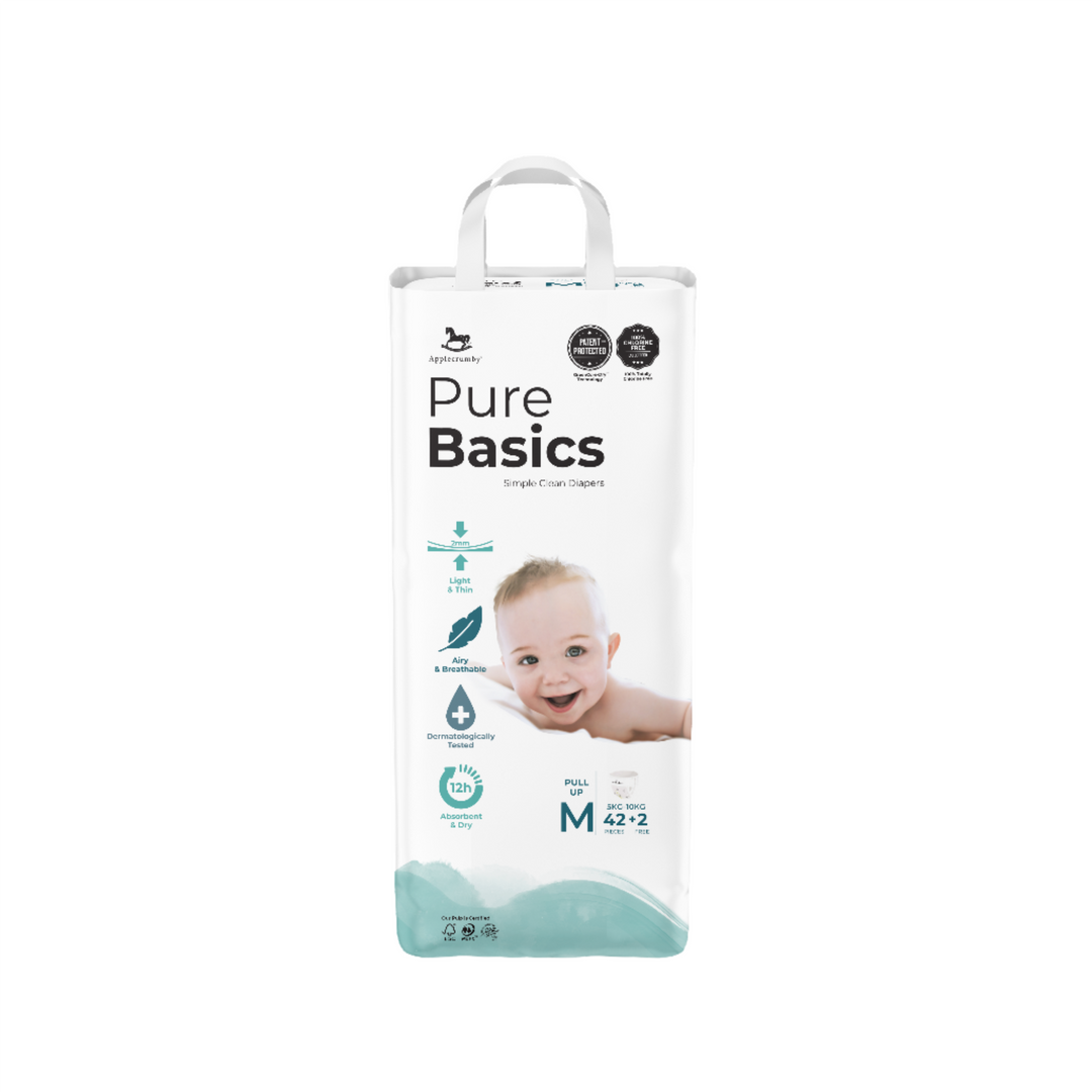 Applecrumby Purebasics Pull Up Diaper M42+2